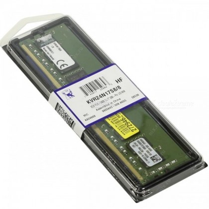 Kingston 8GB 2400 DDR4 2400Mhz 288 Pin UDIMM Desktop Value Ram KVR24N17S8/8
